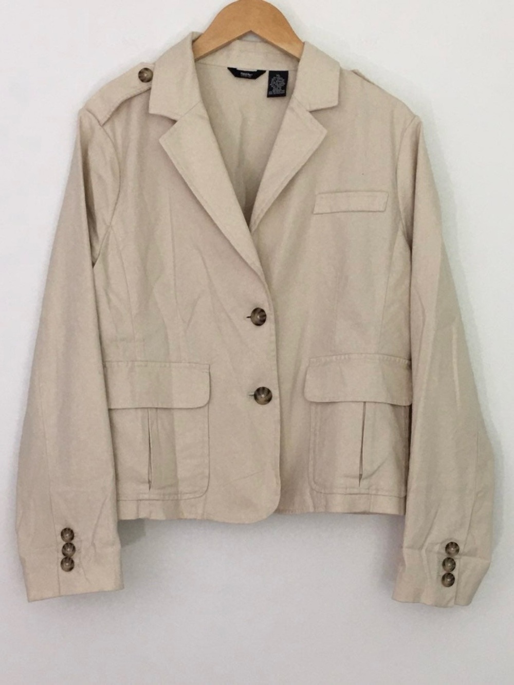 Mossimo Light Beige Tailored Blazer